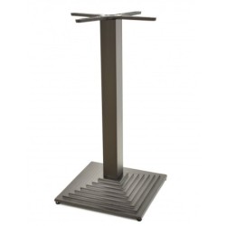 Mesa ELBA, negra, base de 72 cms y tapa de 60 x 60 cms. Color a elegir. 2